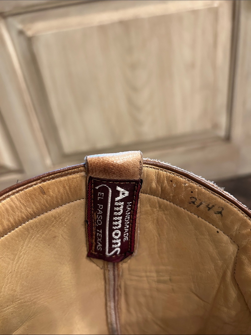 Vintage 80’s Ammon Handmade Men’s cowboy boots. - Picture 2 of 8